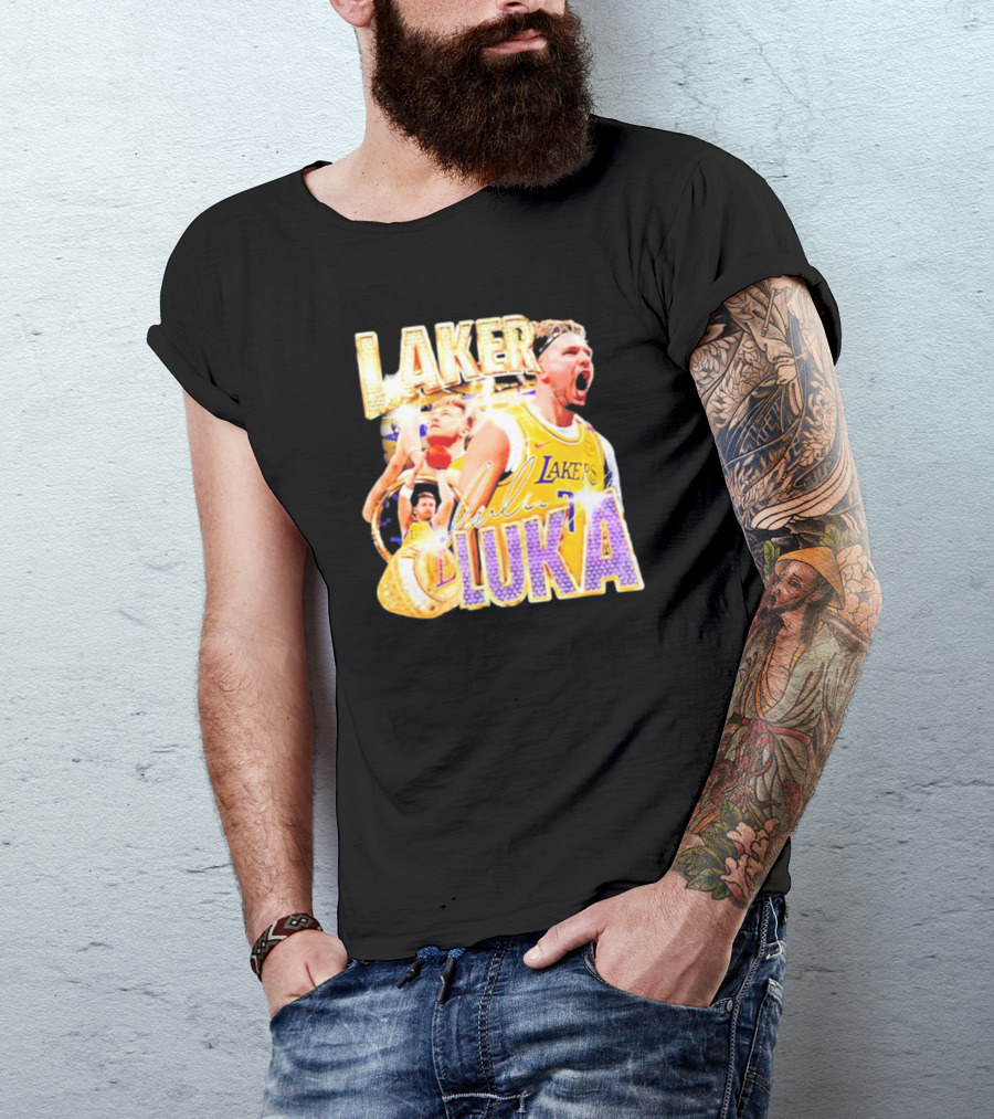 Laker Luka Doncic Lakers Basketball Vintage Style T-Shirt