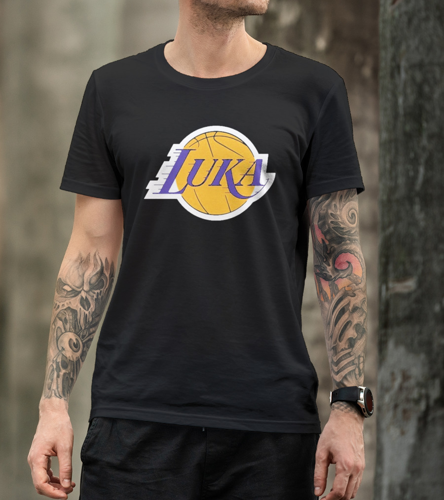 Luka Los Angeles Showtime Basketball-Inspired T-Shirt