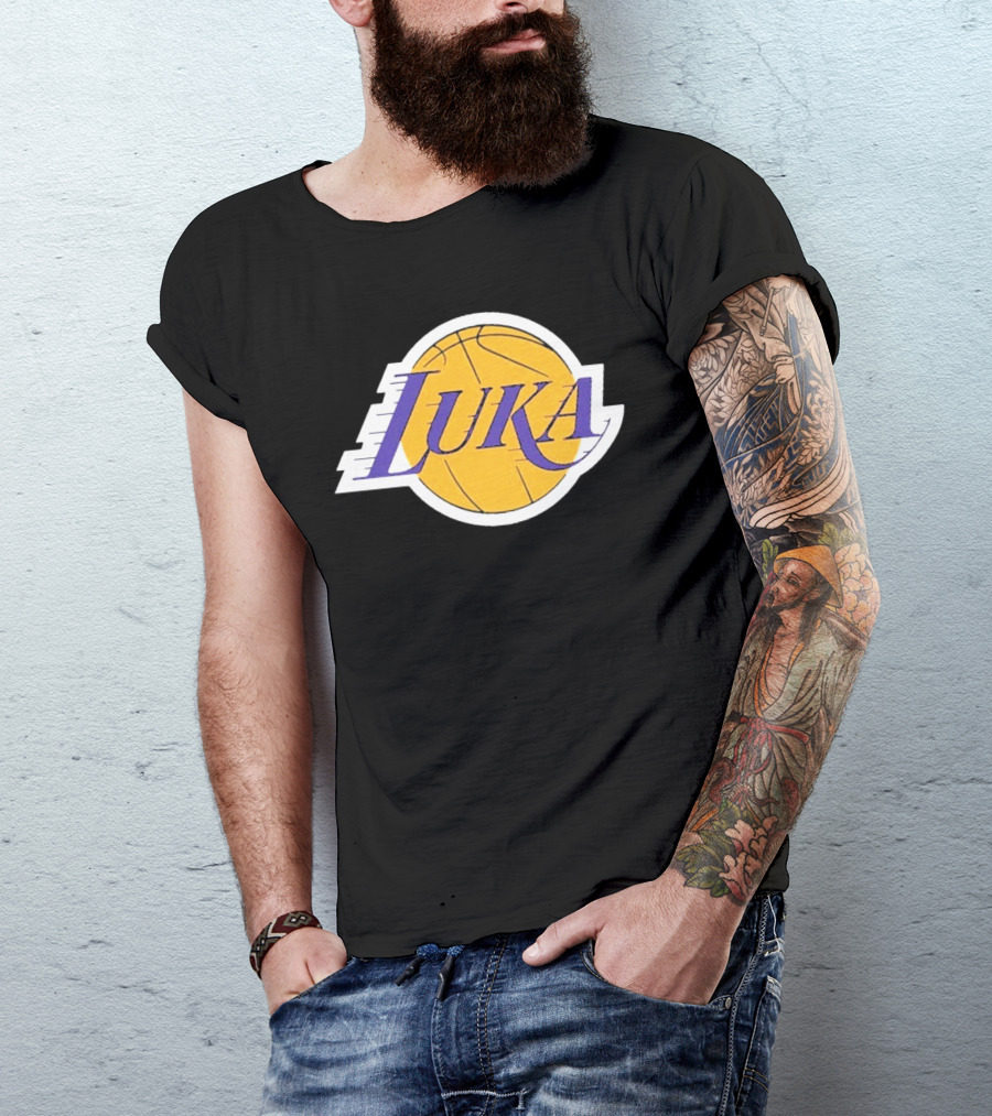 Luka Los Angeles Showtime Basketball-Inspired T-Shirt