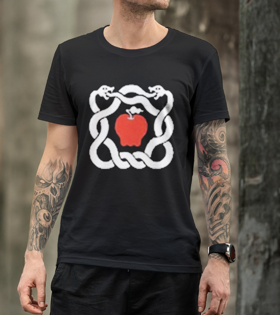 Msg Snake Dom Dolla Red Apple White Snakes T-Shirt
