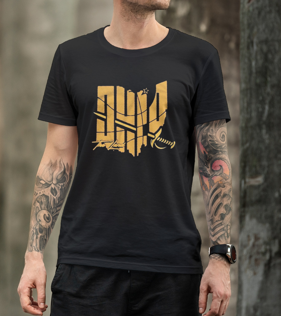 Ohio Cleveland The Land 2025 Basketball Star T-Shirt
