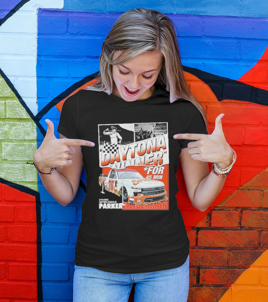 Parker Kligerman Daytona Winner 45 Min Celebration NASCAR Race Car 75 T-Shirt