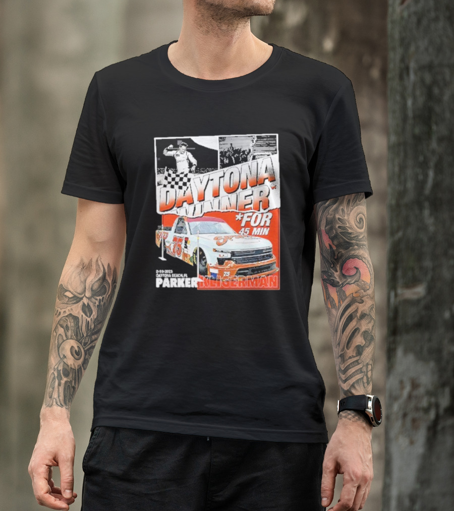 Parker Kligerman Daytona Winner 45 Min Celebration NASCAR Race Car 75 T-Shirt