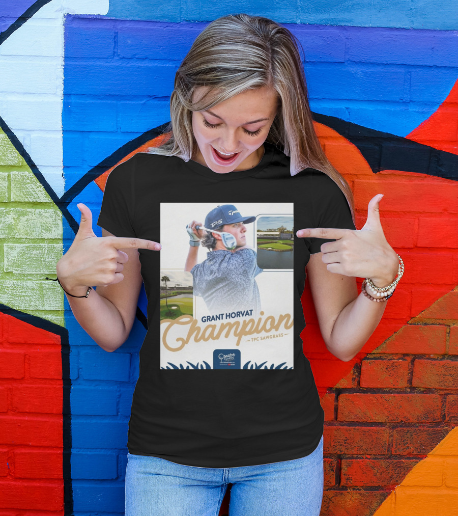 Grant Horvat Champion At Creator Classic TPC Sawgrass Golf Event T-Shirt