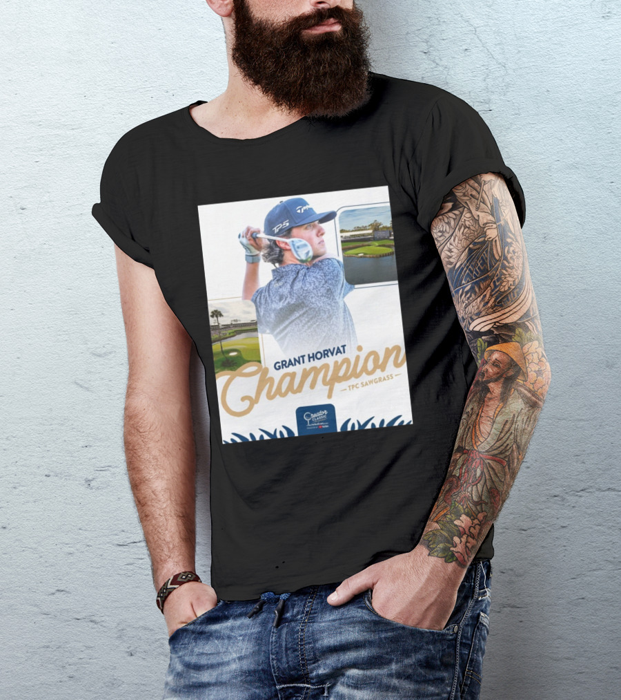 Grant Horvat Champion At Creator Classic TPC Sawgrass Golf Event T-Shirt