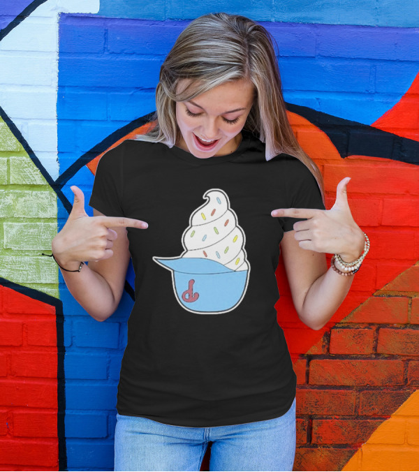 Philadelphia Phillies Ice Cream Helmet With Sprinkles T-Shirt