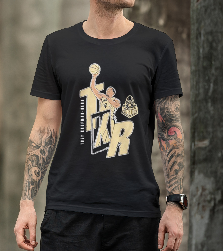 Purdue Basketball Trey Kaufman-Renn TKR Iconic Dunk T-Shirt