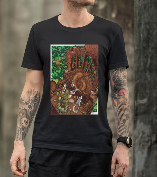 Goose Tour February 15 2025 Grand Rapids MI GLC Live At 20 Monroe Colorful Tortoise And Forest Scene T-Shirt