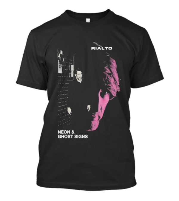 Rialto Neon & Ghost Signs Pink And Black Urban Aesthetic T-Shirt