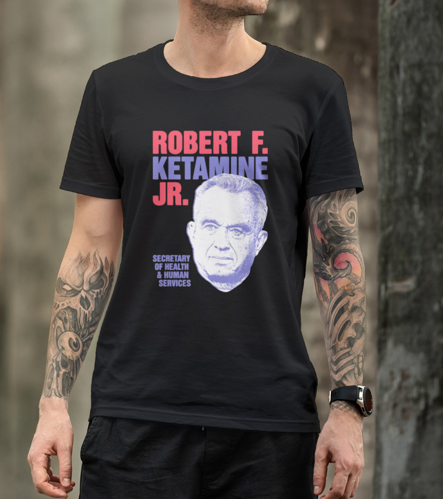 Robert F. Ketamine Jr. Secretary Of Health And Human Services Retro Portrait T-Shirt
