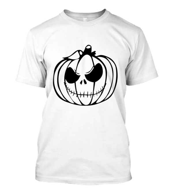 Jack Skellington Pumpkin Face Halloween T-Shirt
