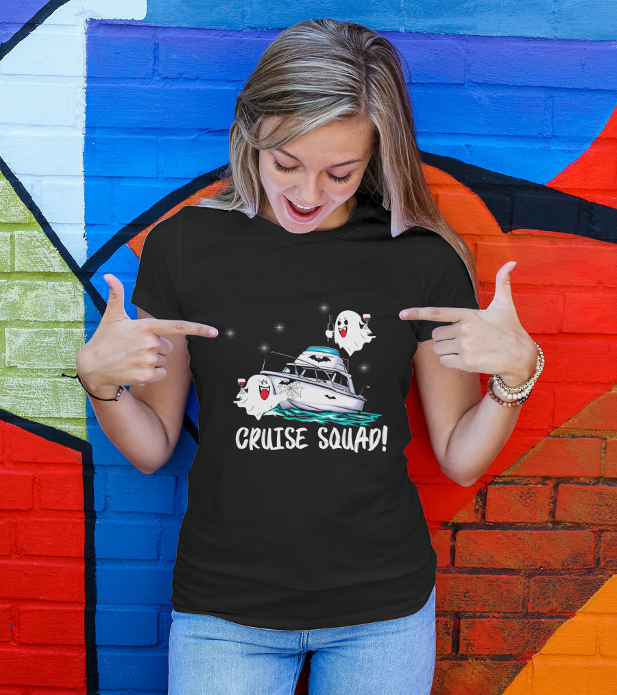 CRUISE SQUAD Ghosts Boat Halloween Party T-Shirt