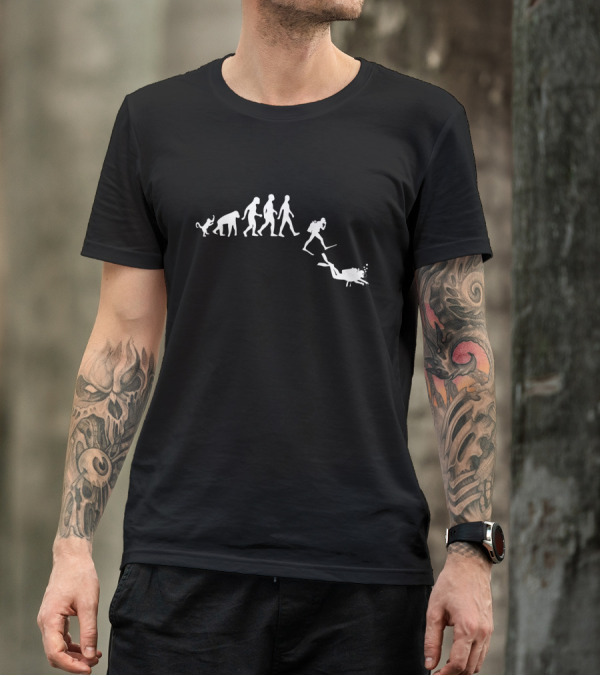 Scuba Diving Evolution Revolution T-Shirt