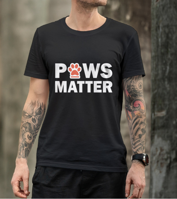 Paws Matter Paw Prints T-Shirt
