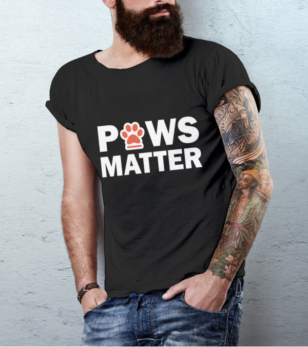 Paws Matter Paw Prints T-Shirt