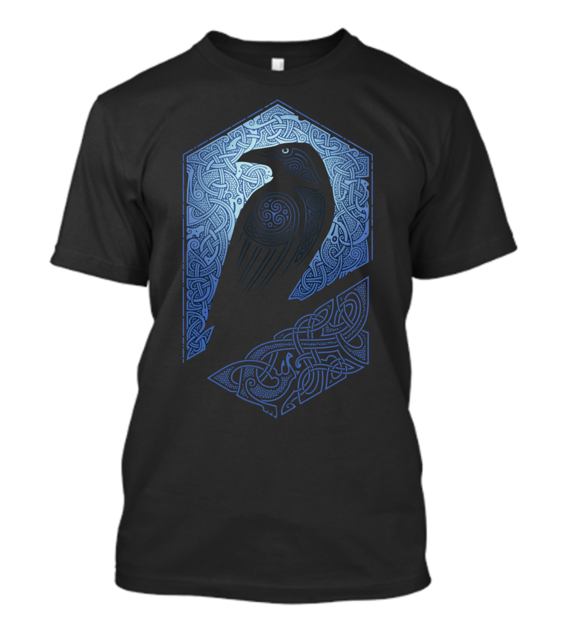 GUARDIAN Viking Norse Raven Celtic Knotwork T-Shirt