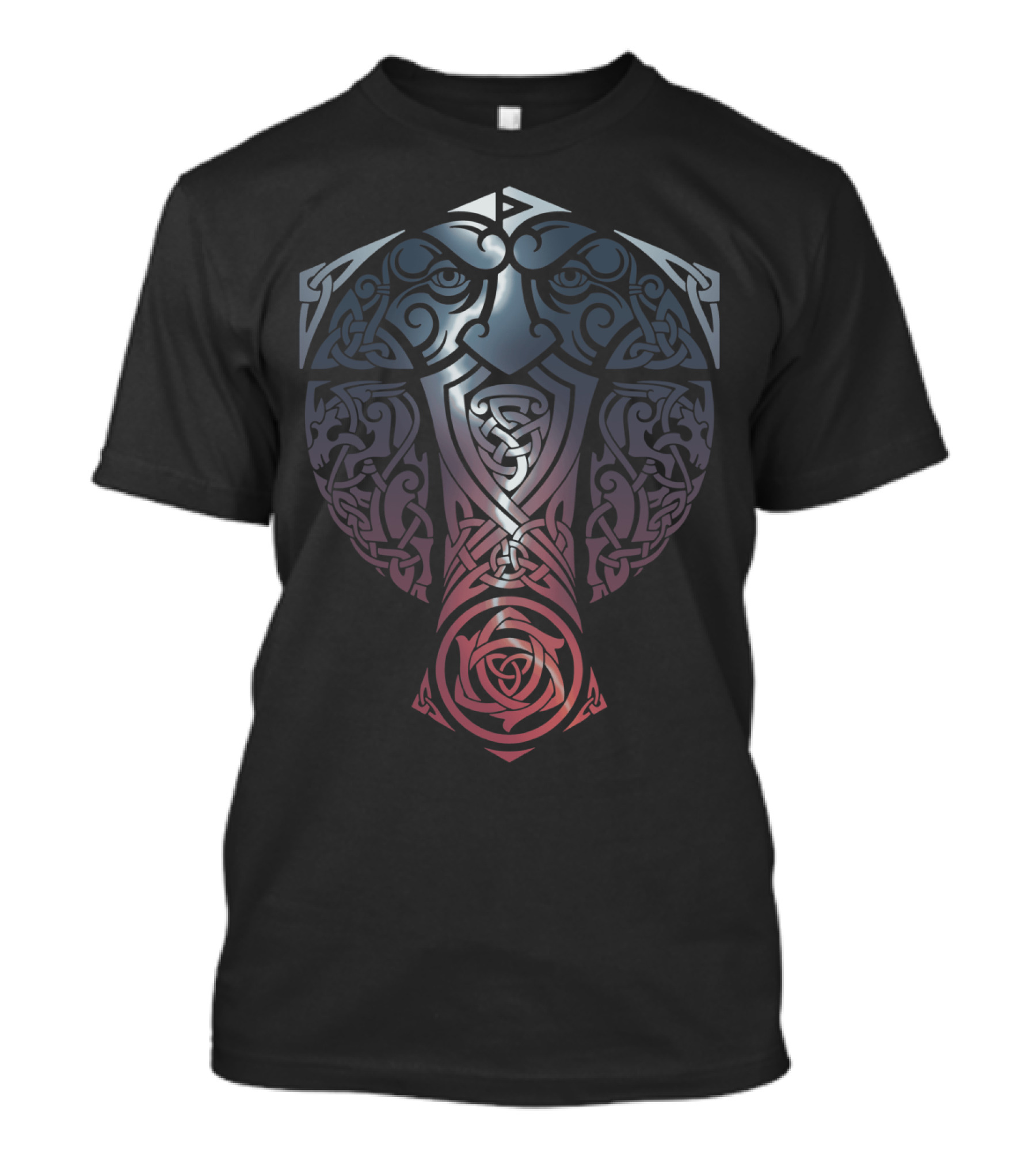 Mjolnir Norse Mythology Knotwork T-Shirt