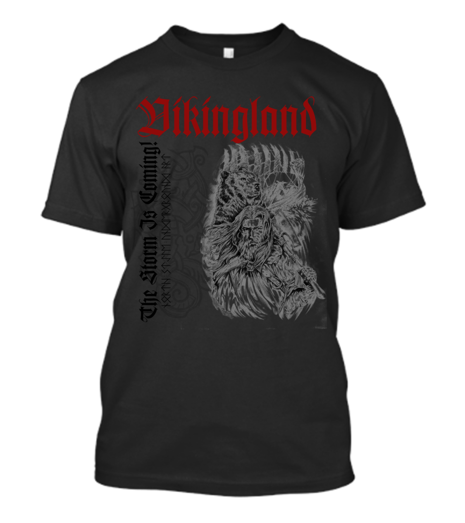Vikingland The Storm Is Coming Viking T-Shirt