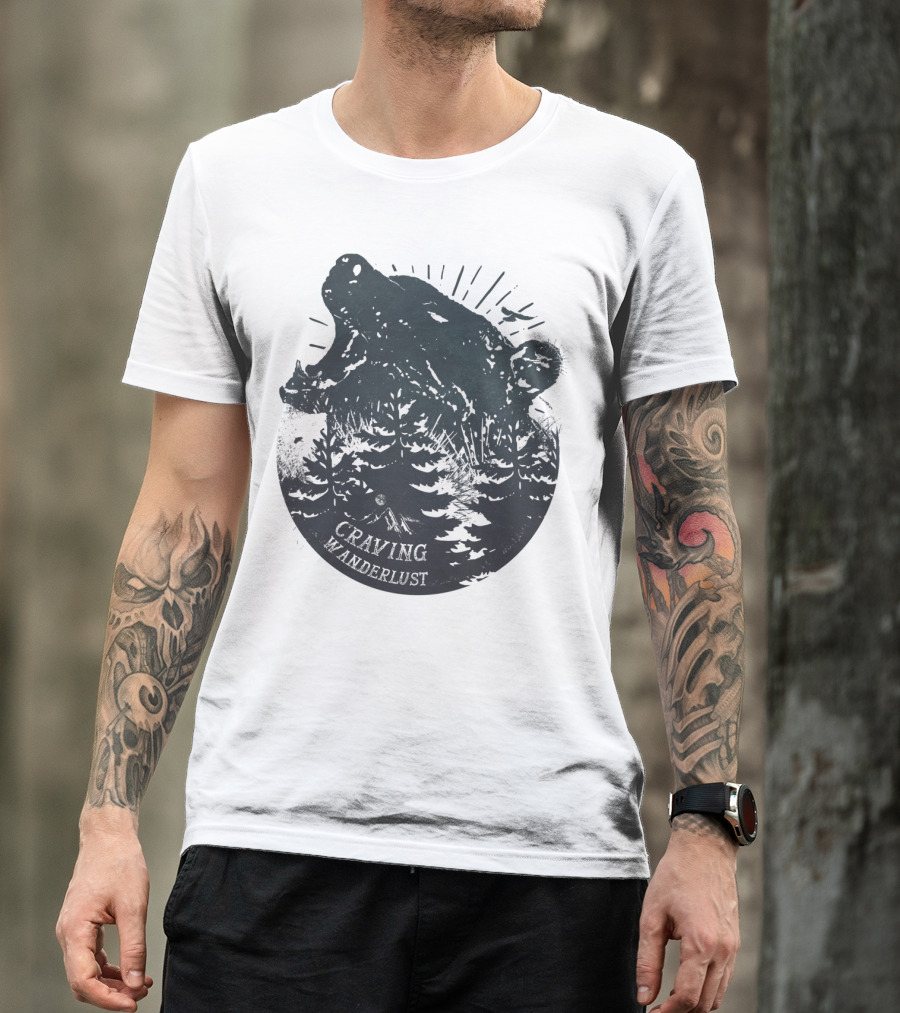 Craving Wanderlust Bear Forest Adventure T-Shirt