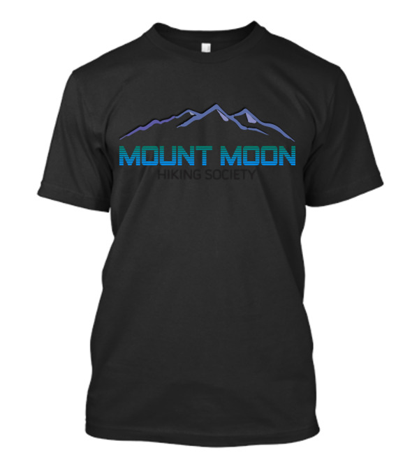 Mount Moon Hiking Society Scenic Mountain Adventure T-Shirt