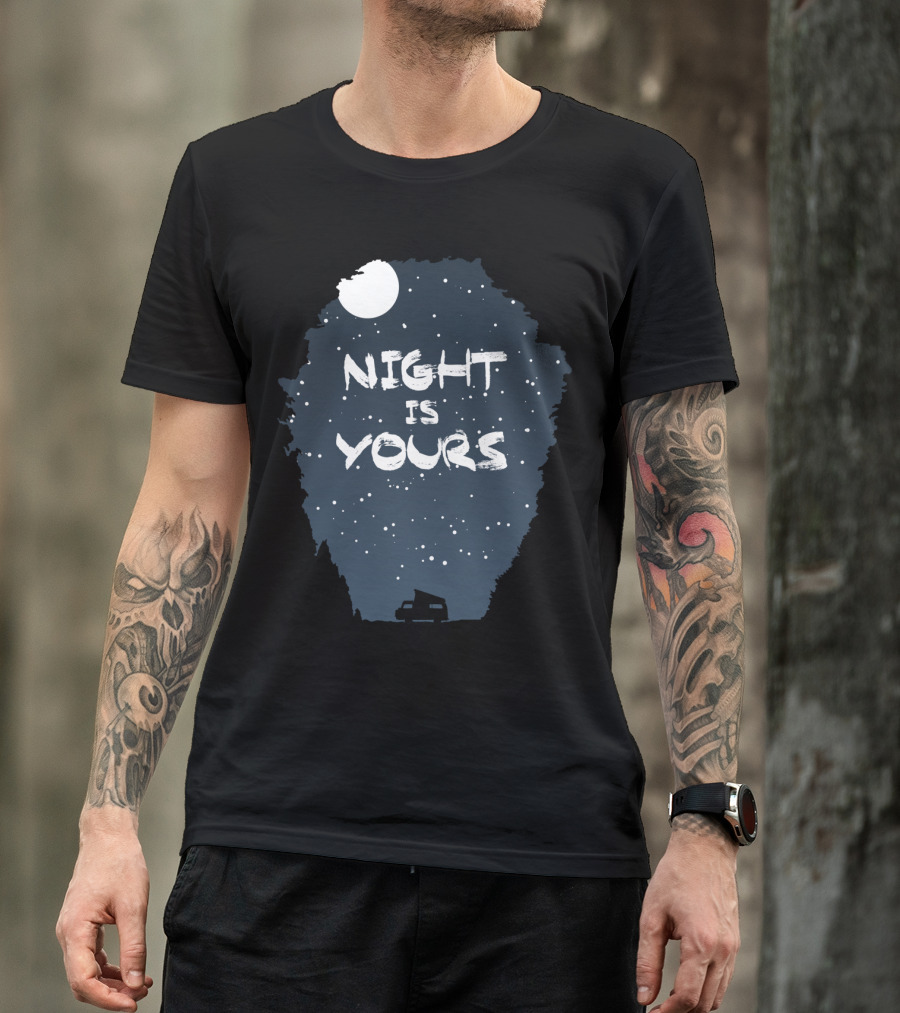 Night Is Yours Starry Camp Adventure T-Shirt