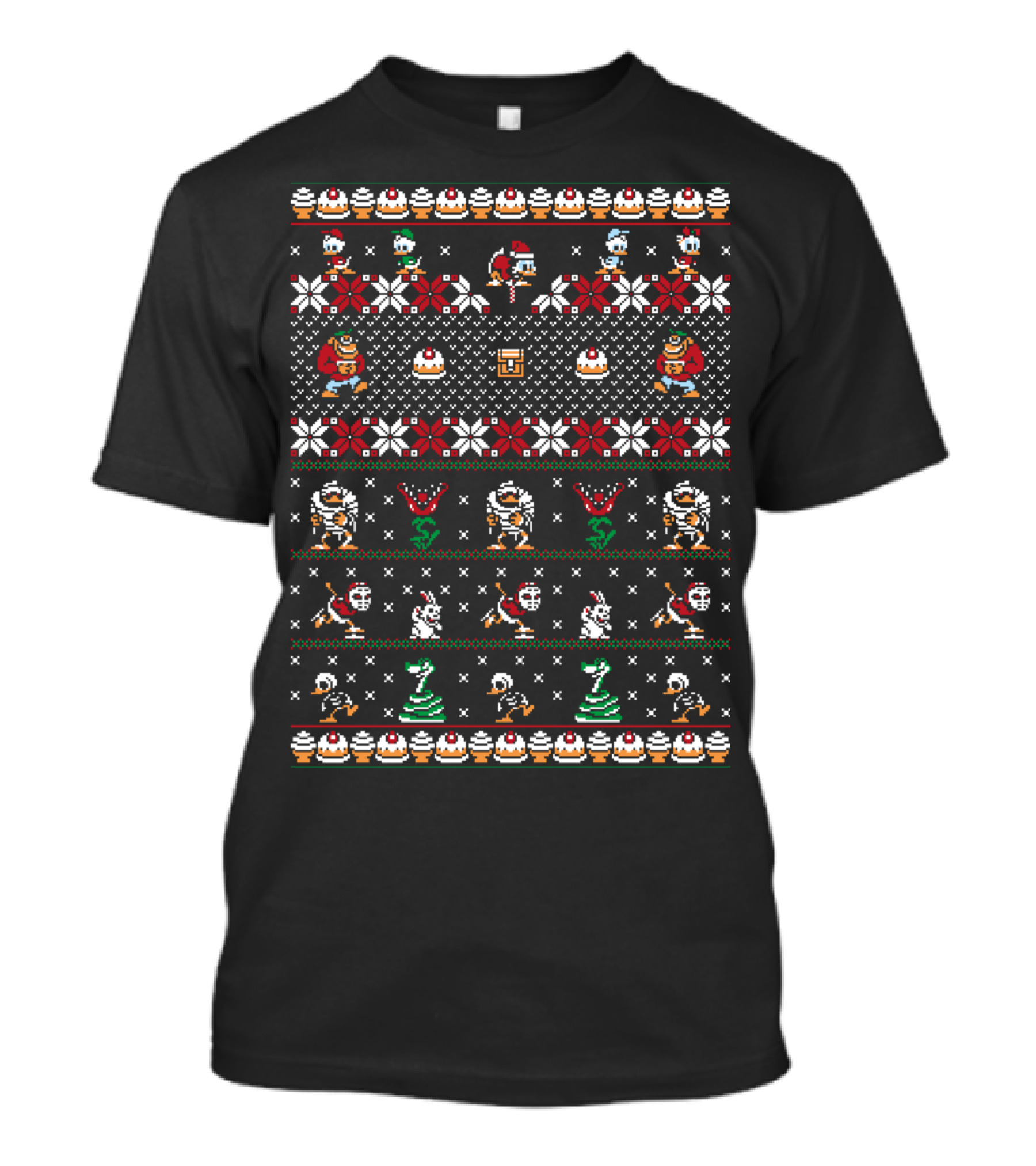 Bah Humbug And Merry DuckTales Christmas Video Game T-Shirt
