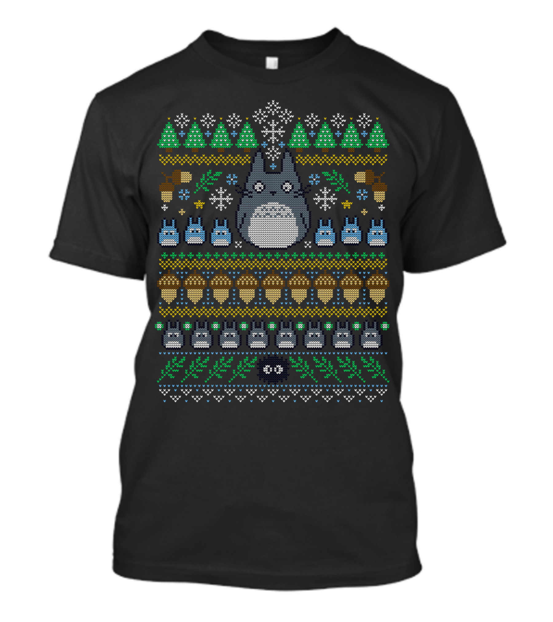 My Neighbor Totoro Friends Of The Forest Pixel T-Shirt