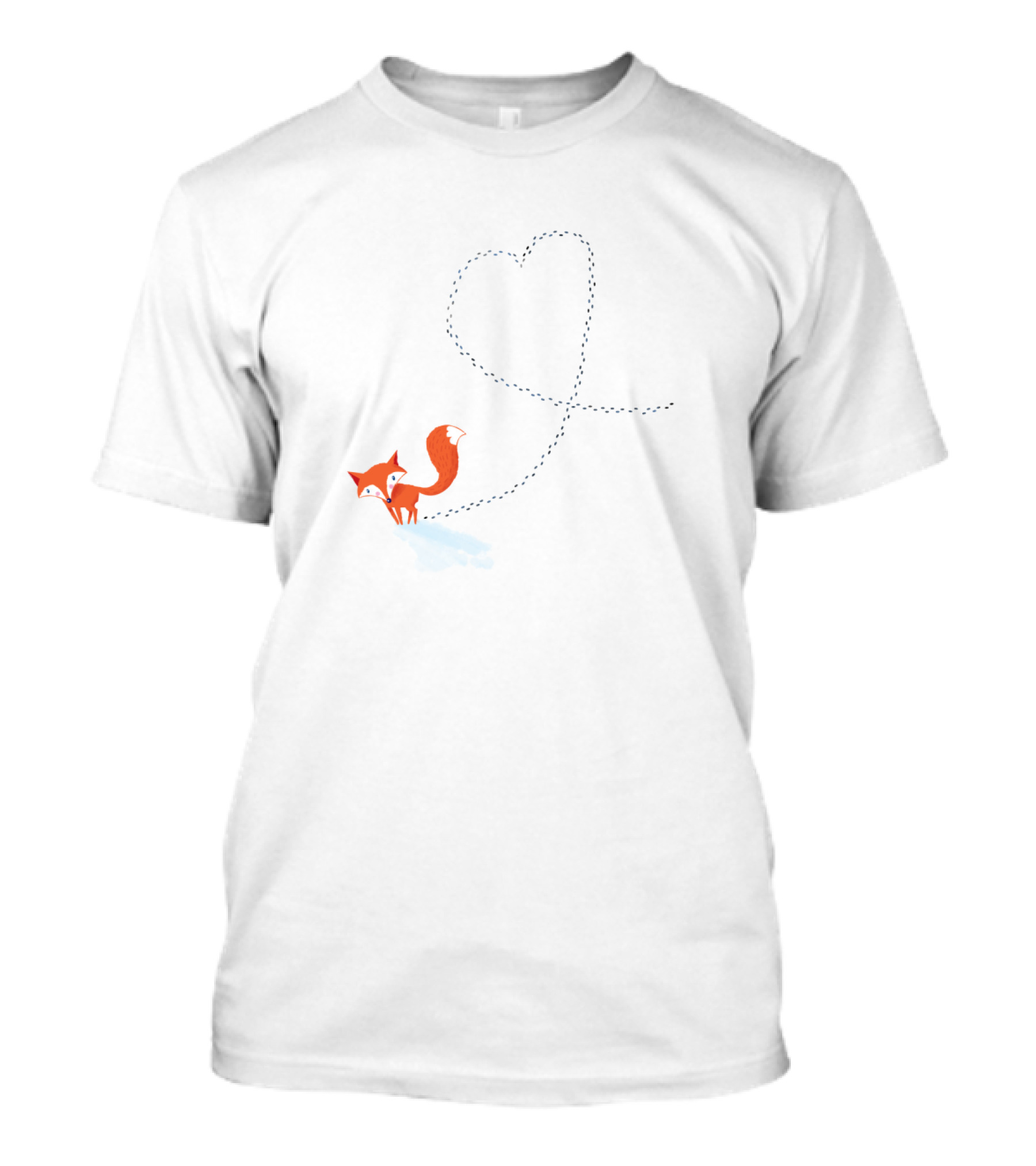 Foxy Love Heart Trail T-Shirt