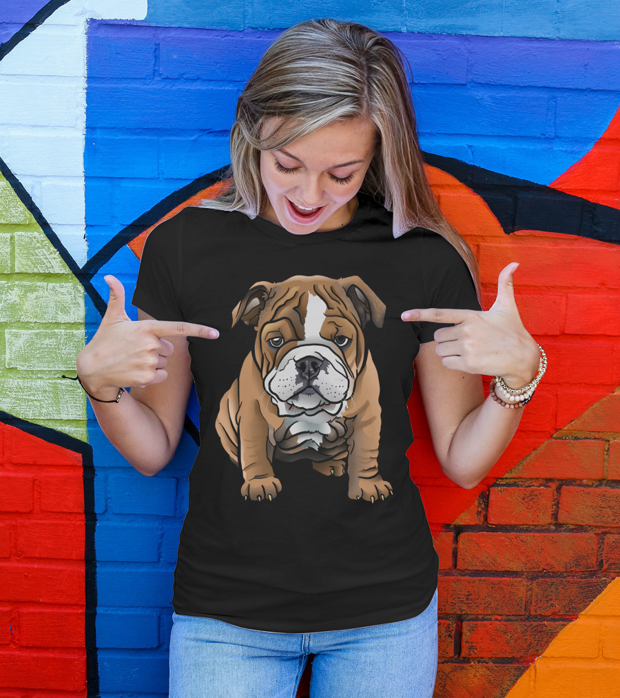 Bulldog Puppy Dog Pet Animal T-Shirt