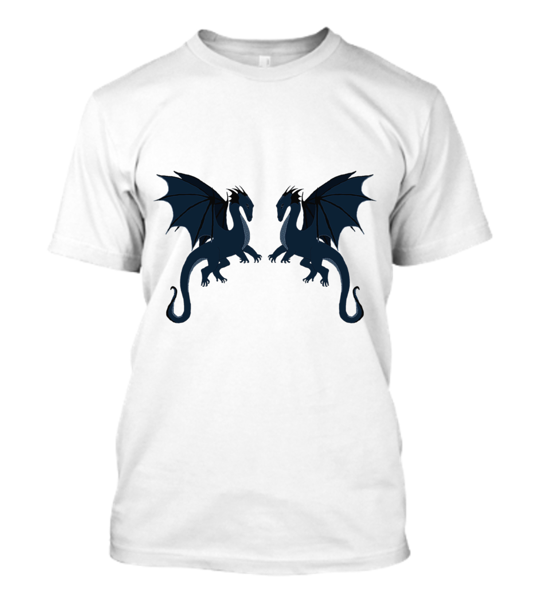 Blue Dragons Symmetrical Pair T-Shirt