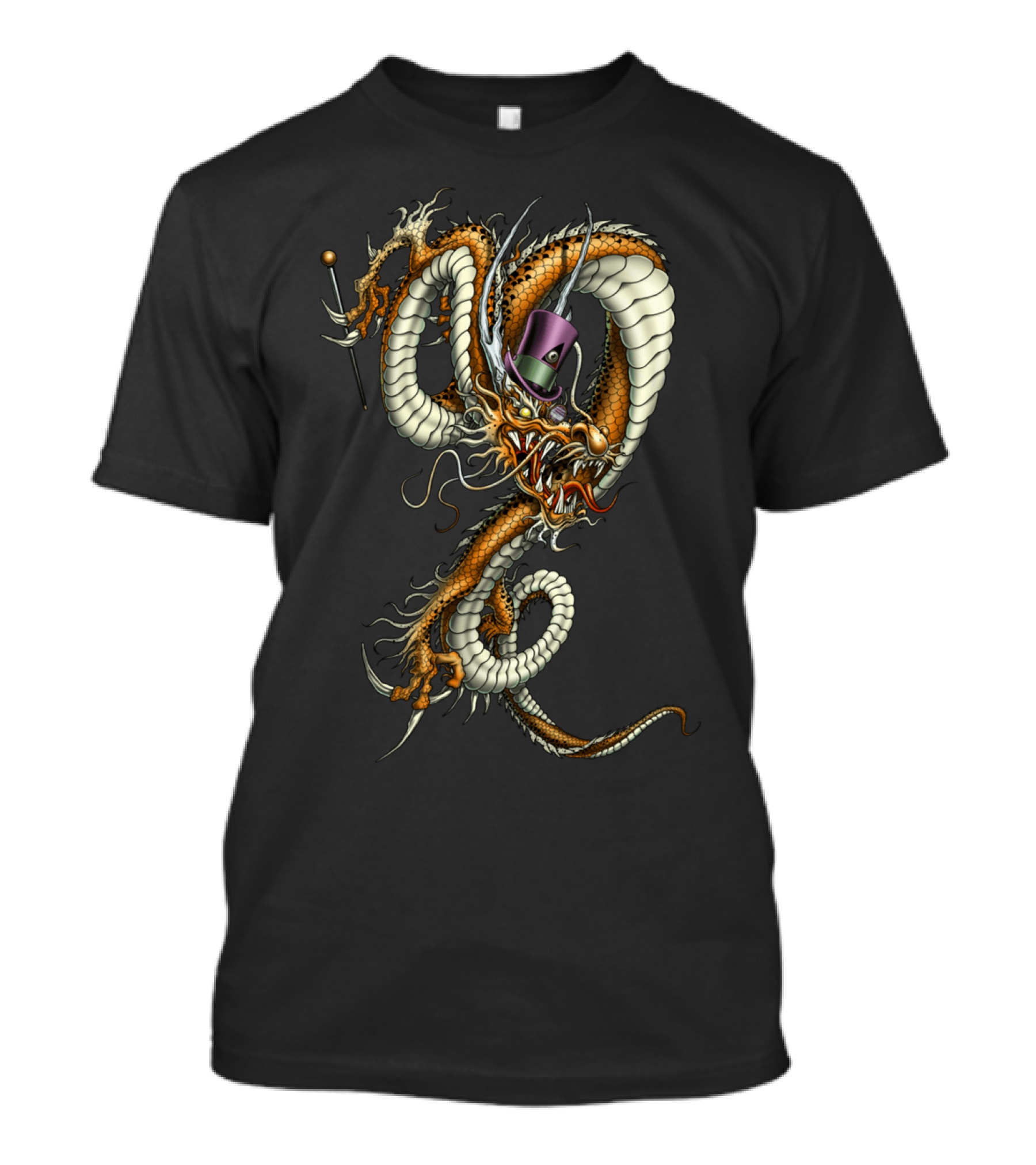 China Dragon With Top Hat And Cane T-Shirt