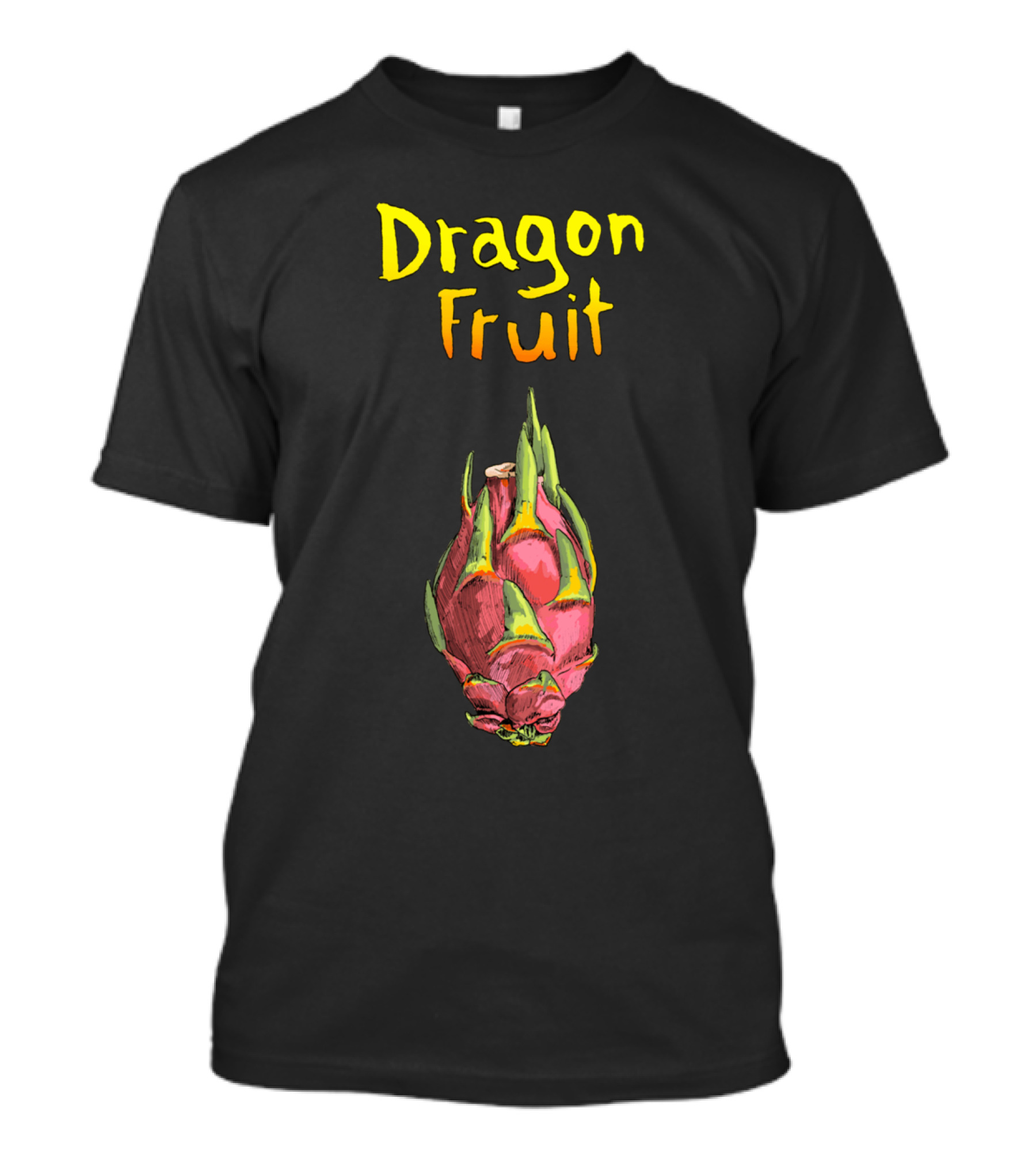 Dragon Fruit Exotic Tropical Print T-Shirt