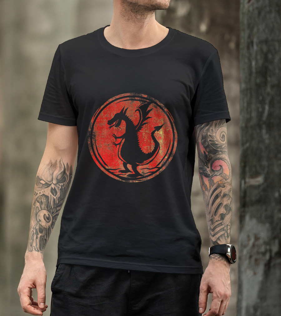 DRAGON IN RED TARGARYEN EMBLEM T-Shirt