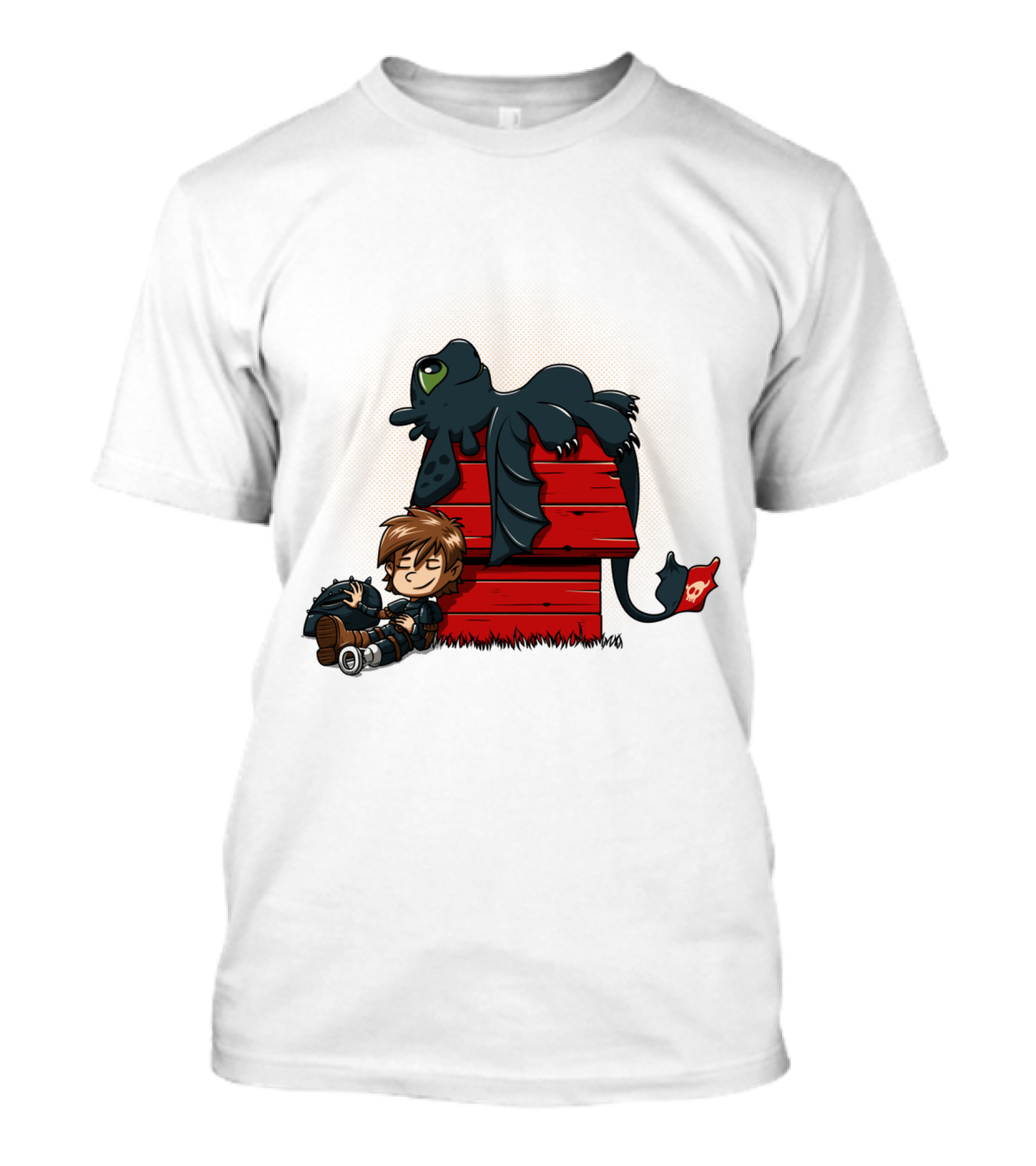 Dragon Peanuts How To Train Your Dragon Snoopy House T-Shirt