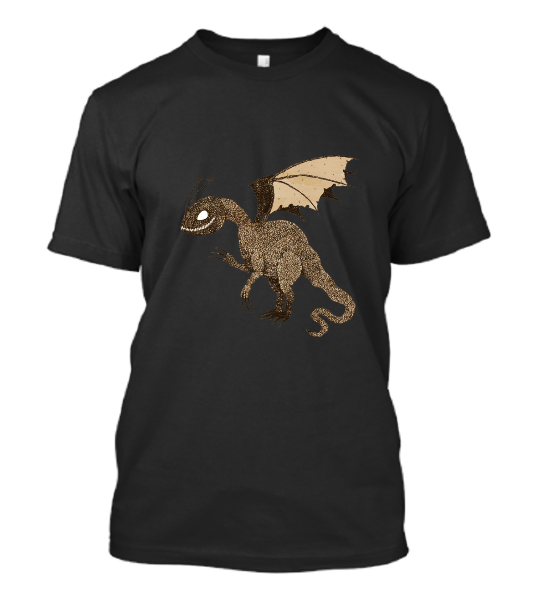 Jabberwock Dragon Vintage Fantasy Creature T-Shirt