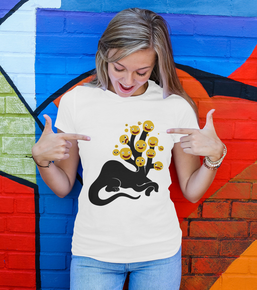 Lernaean Hydra Emoji Heads Fusion T-Shirt