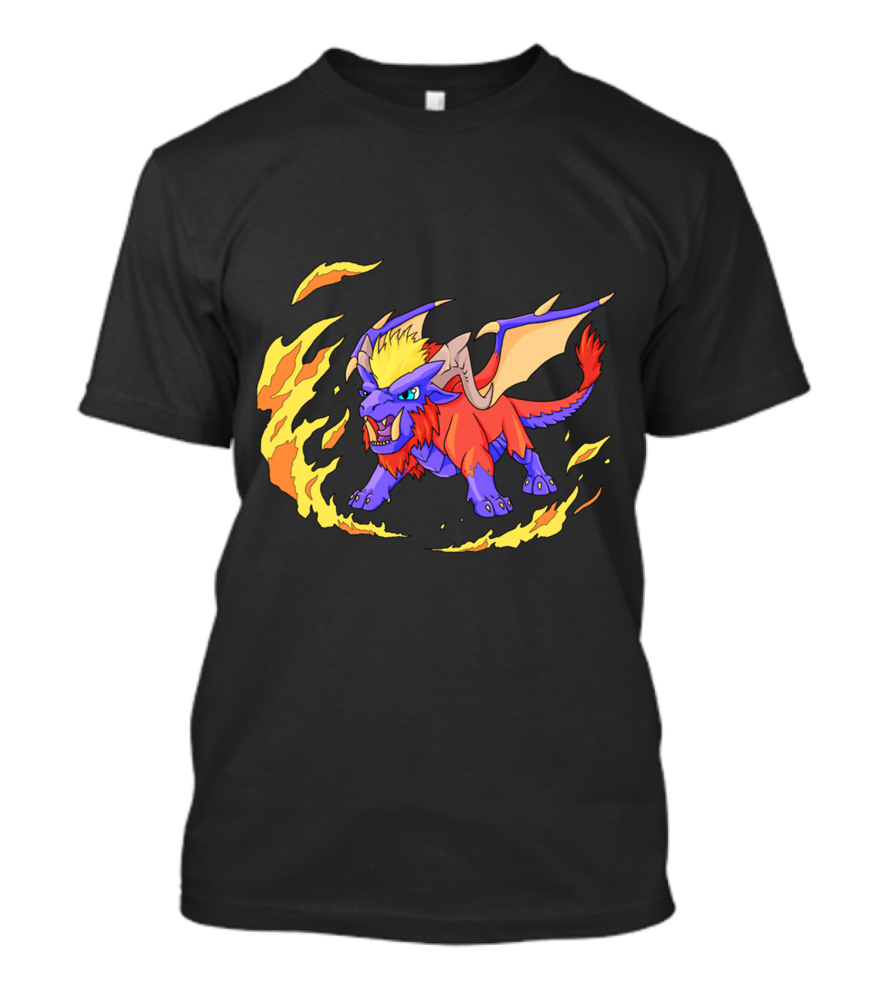 Mini Teo Dragon Fire Creature T-Shirt