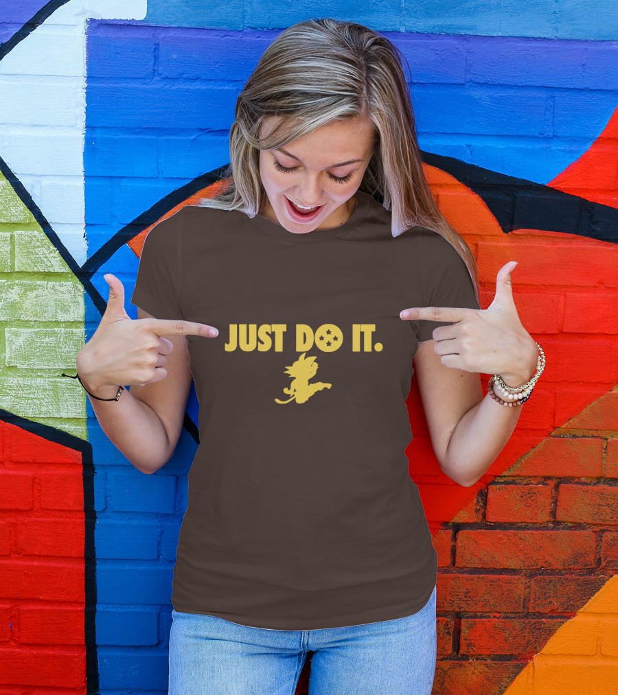 Just Do It Songoku Dragon Ball Inspired Flying T-Shirt
