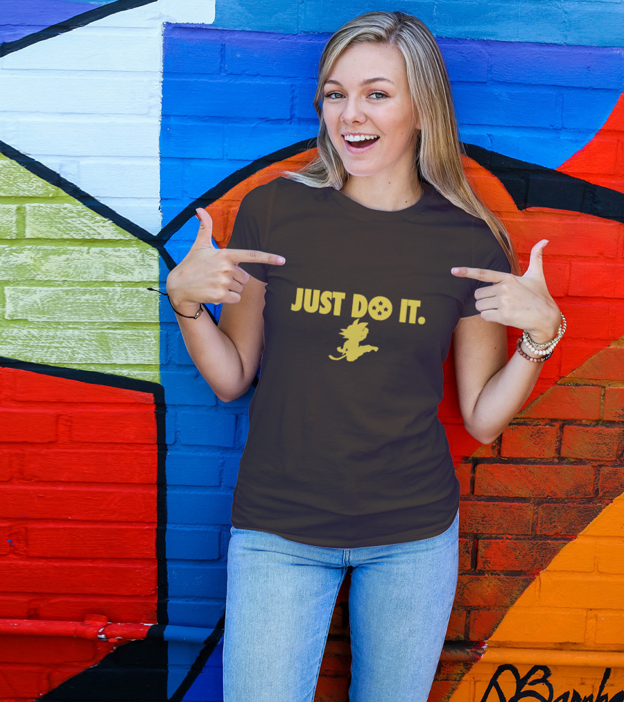 Just Do It Songoku Dragon Ball Inspired Flying T-Shirt