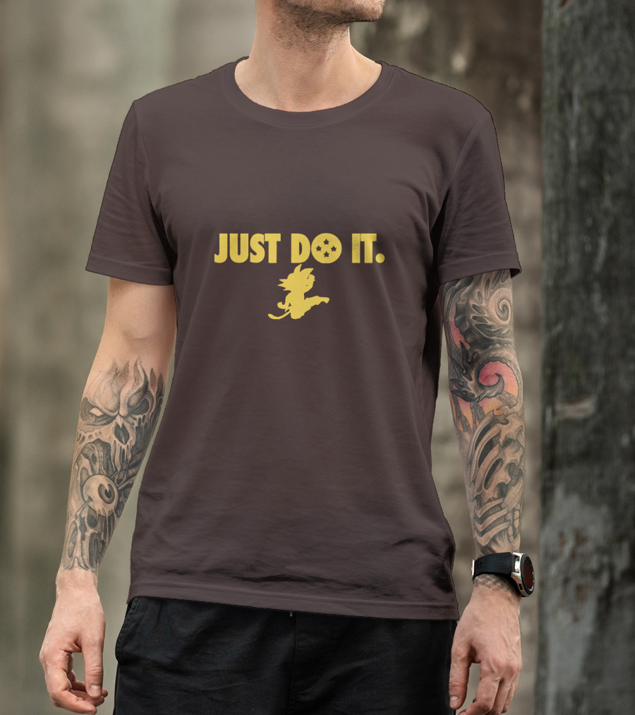 Just Do It Songoku Dragon Ball Inspired Flying T-Shirt