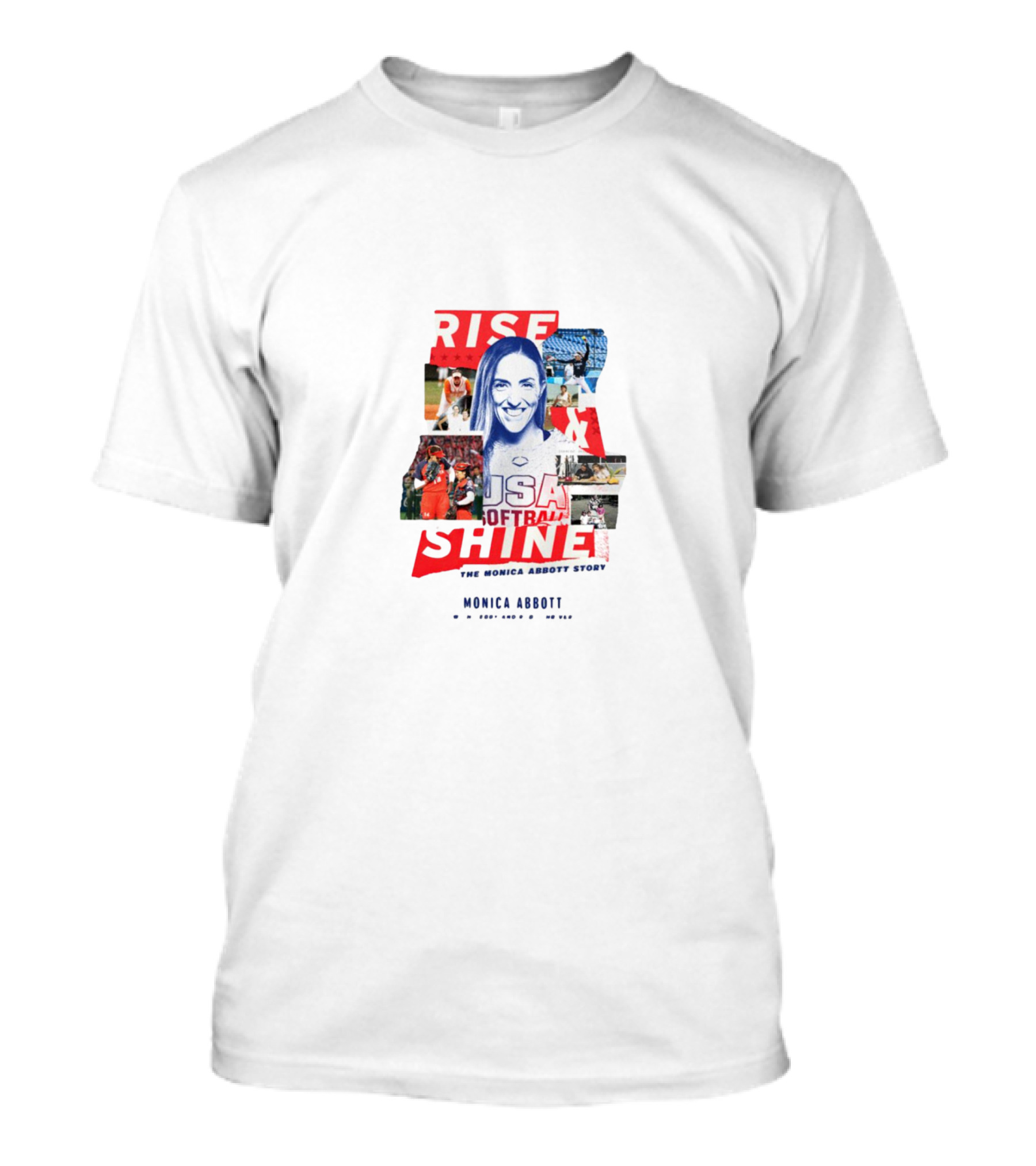 Rise And Shine USA Softball The Monica Abbott Legacy T-Shirt