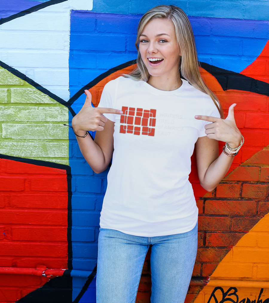 Writers Guild Of America East Red Block T-Shirt