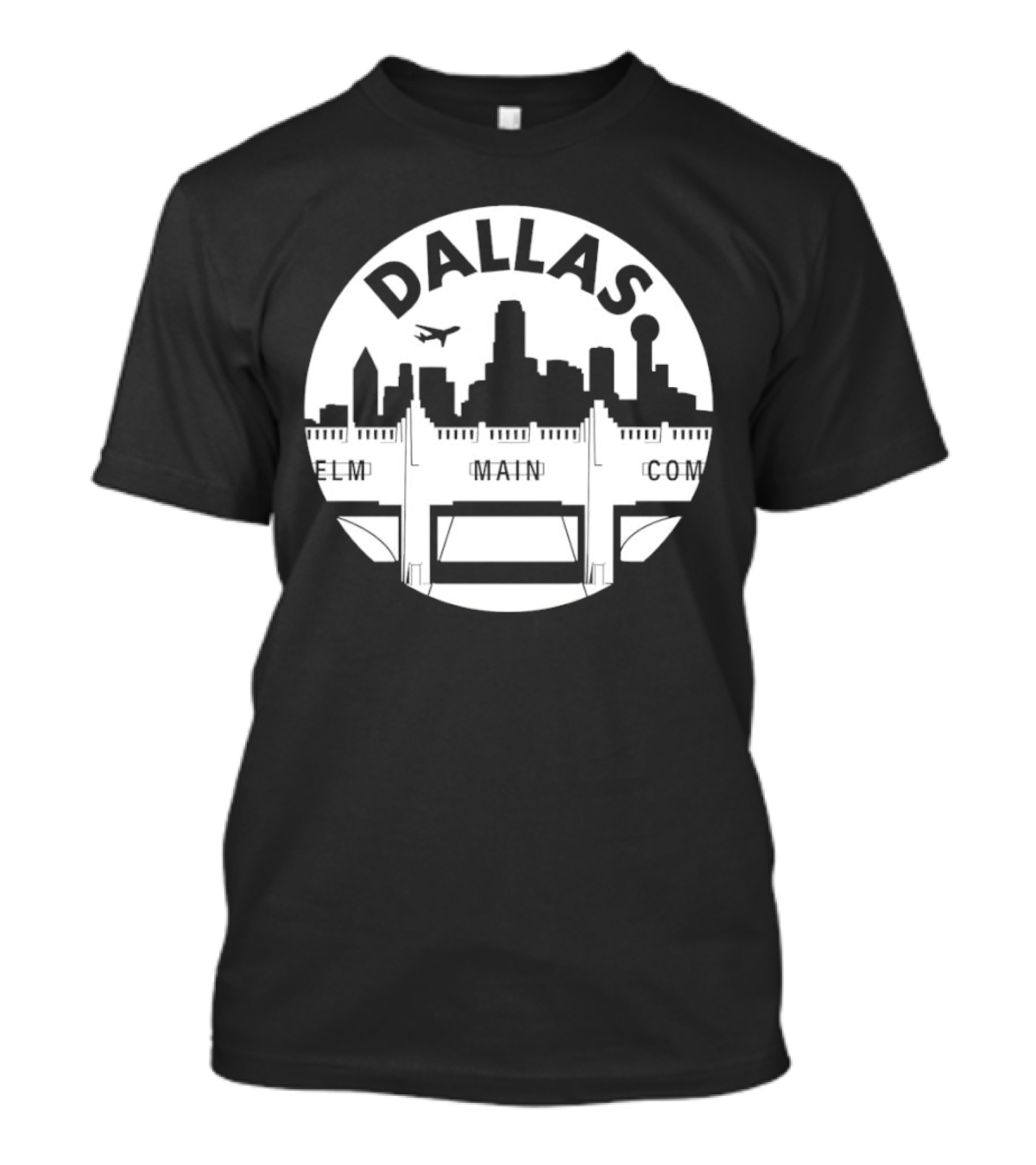 Dallas Triple Underpass Dealey Plaza Elm Street Commerce Street Main Street T-Shirt