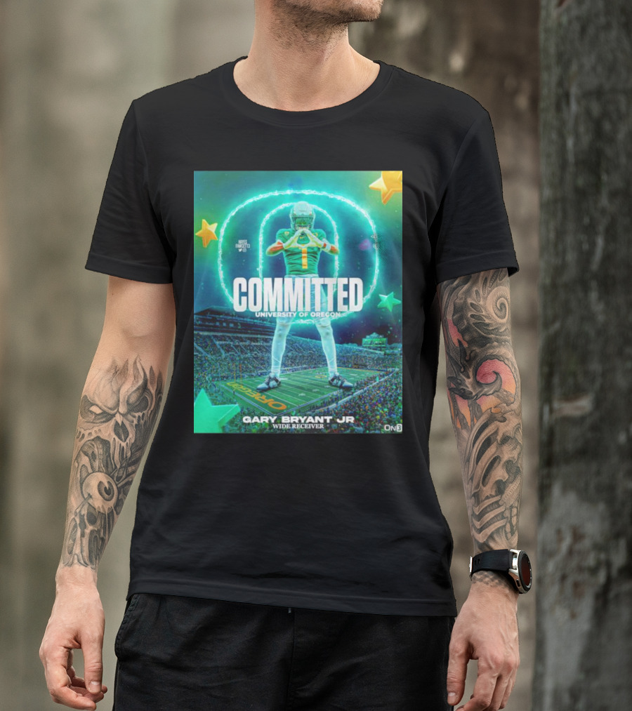 COMMITTED Gary Bryant Jr University Of Oregon Wide Receiver T-Shirt