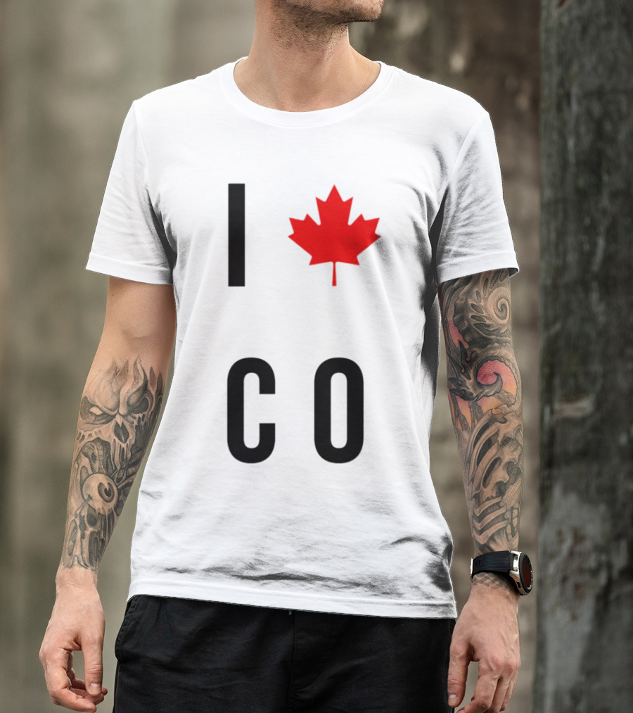 I Love Colorado Maple Leaf Co T-Shirt