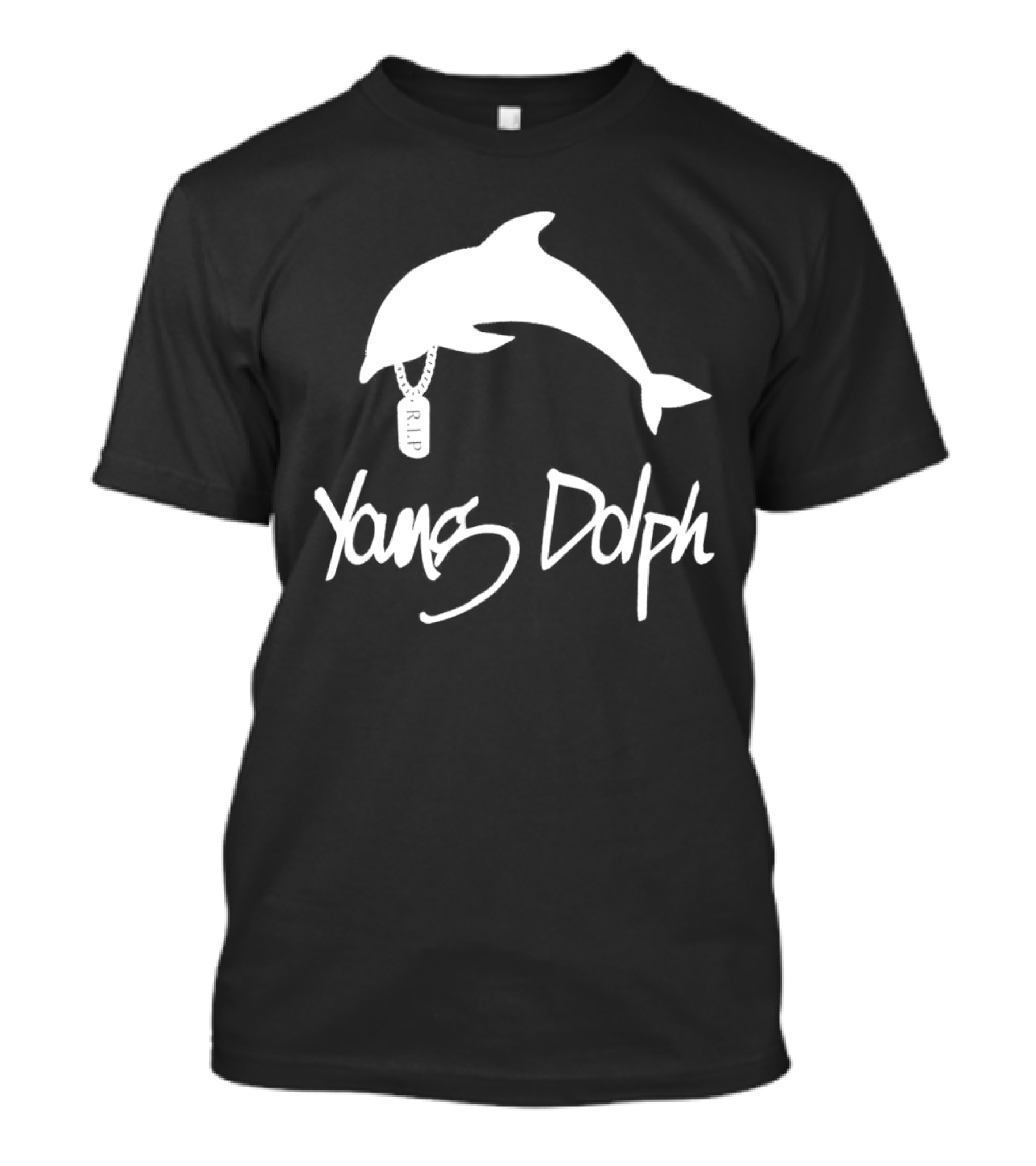 Young Dolph Dolphin RIP Chain T-Shirt