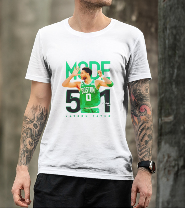Jayson Tatum Boston Mode 51 Signature Points Game T-Shirt