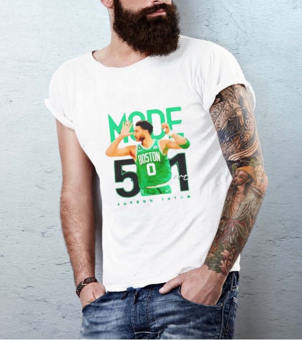 Jayson Tatum Boston Mode 51 Signature Points Game T-Shirt