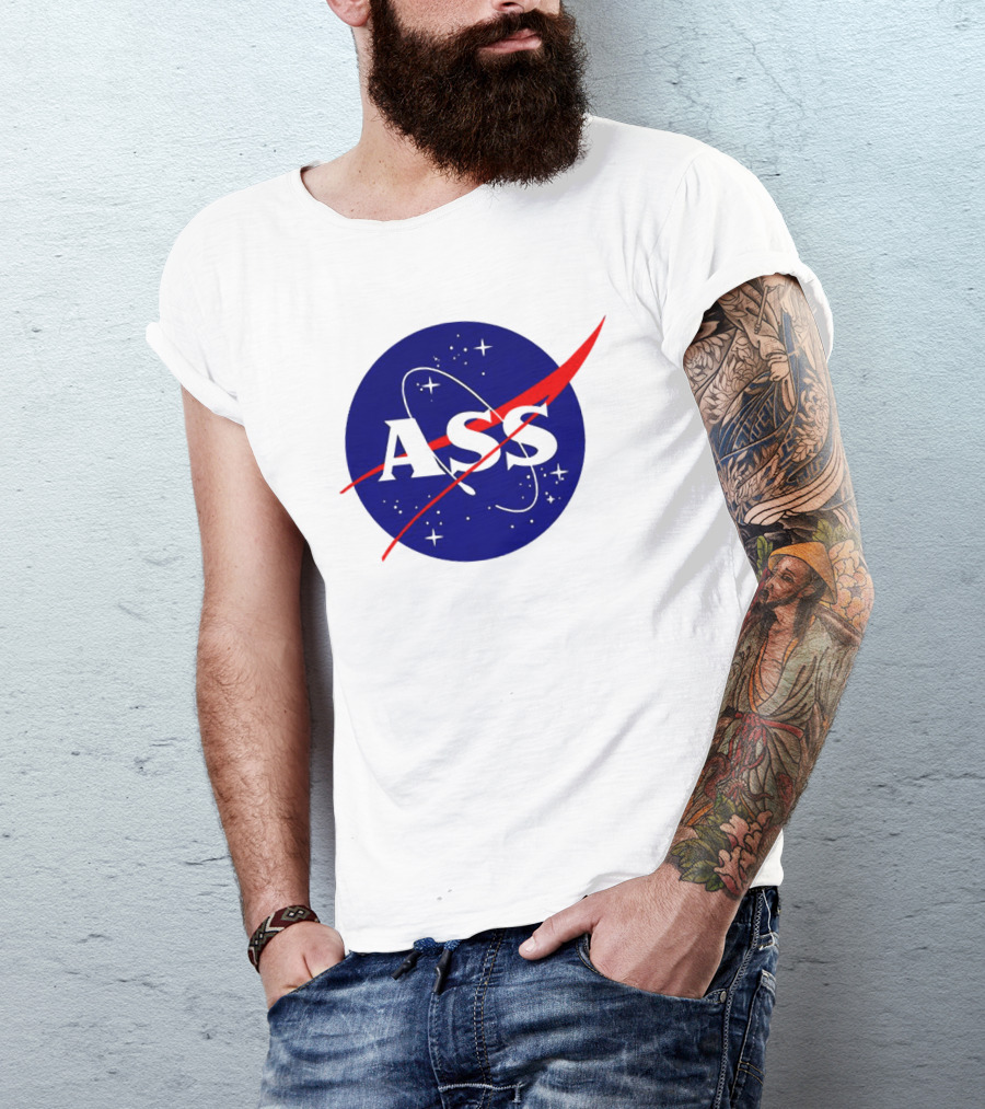Nasa Ass Logo Space T-Shirt