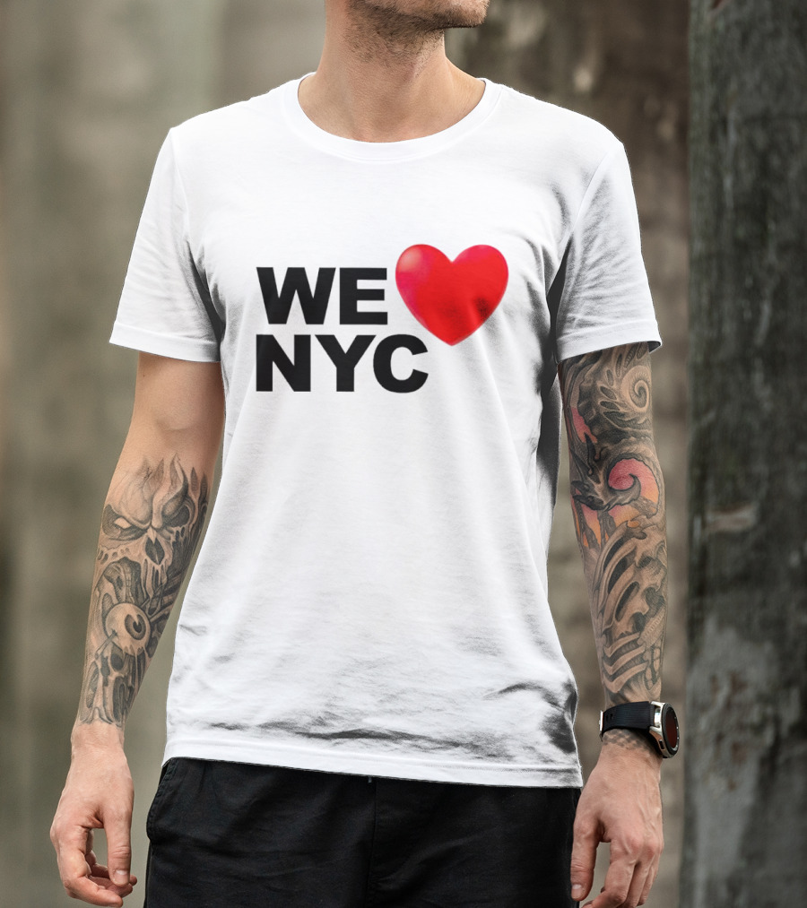WE Heart NYC Red Love T-Shirt